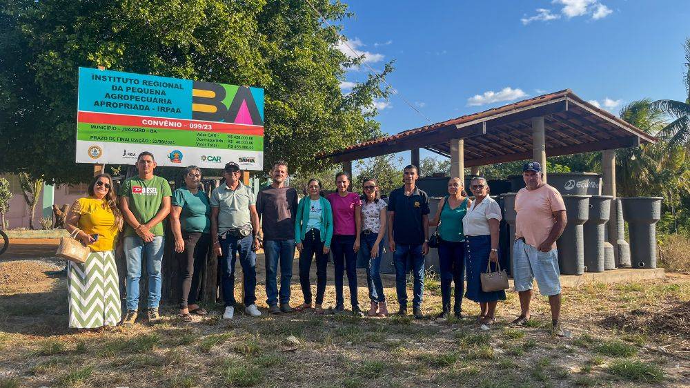 Famílias agricultoras beneficiadas com projeto de implantação de Saneamento Rural, Reúso de Águas e Sementes Crioulas celebram conquista das tecnologias