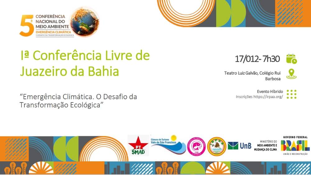 Sociedade civil realiza Conferência Livre de Meio Ambiente em Juazeiro