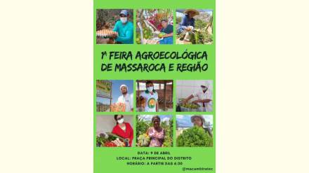 Agricultores/as realizam 1ª Feira Agroecológica de Massaroca e Região neste sábado (09)