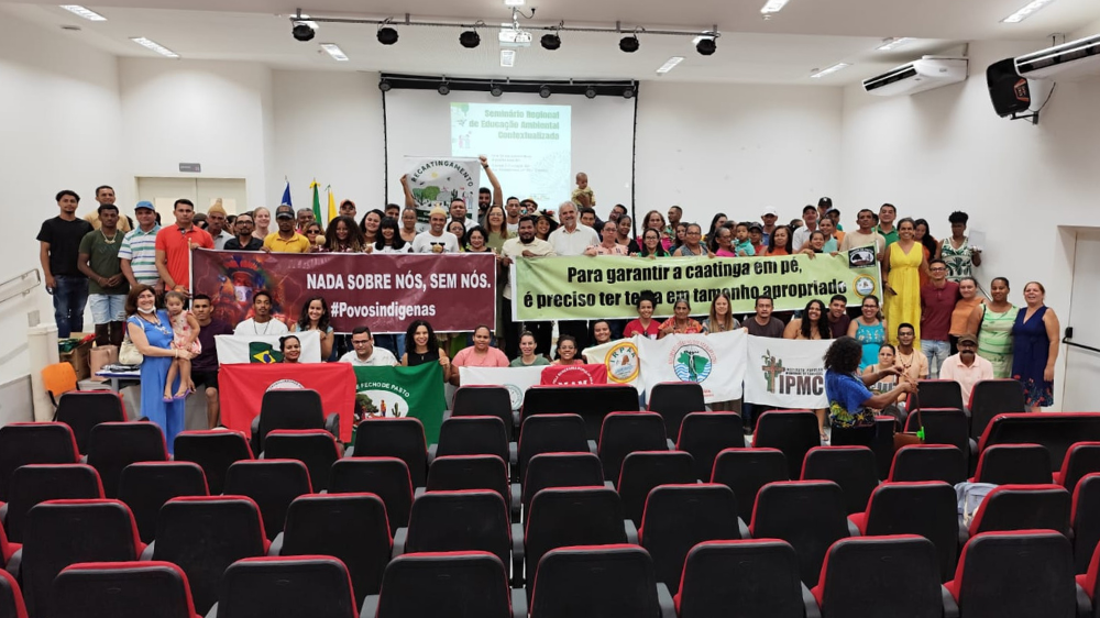 Seminário de Educação Ambiental reúne sociedade civil e cobra do poder público ações efetivas voltadas à Educação Contextualizada e defesa da Caatinga e Comunidades Tradicionais