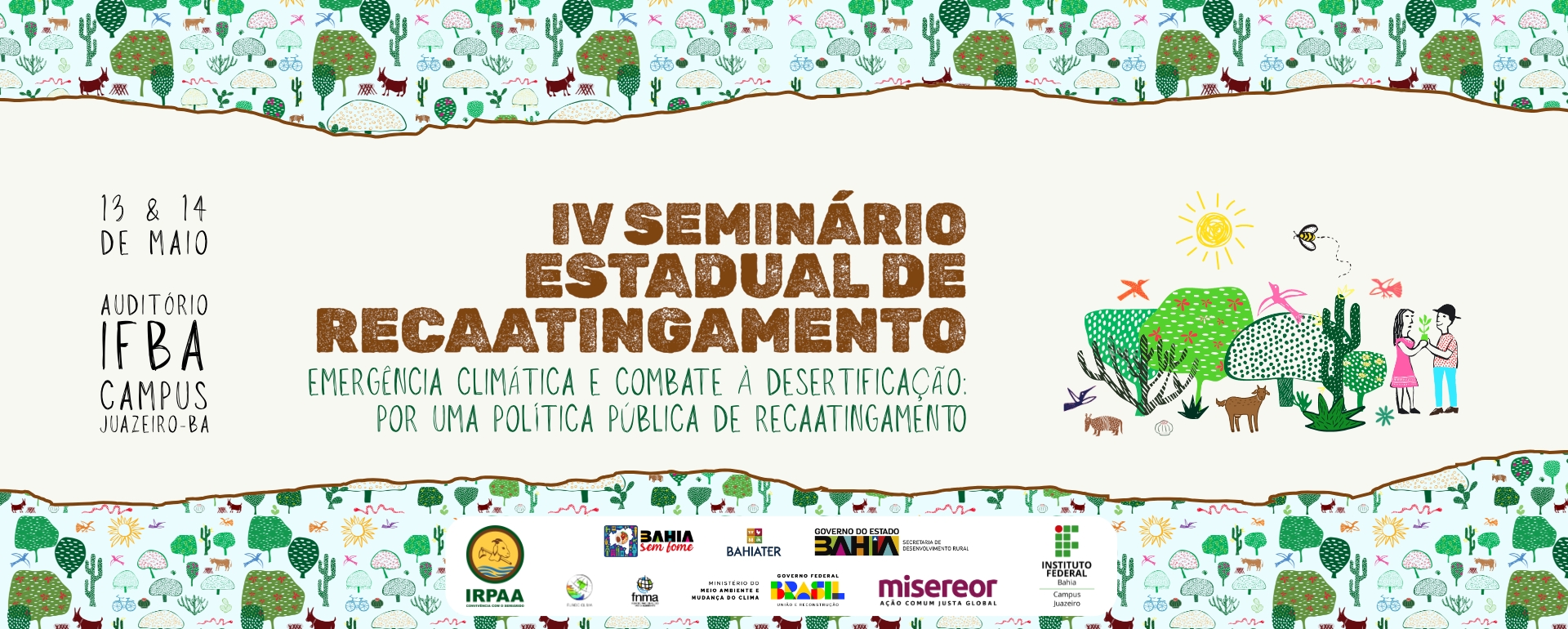 IV Seminário Estadual de Recaatingamento – 13 a 14 de Maio de 2025