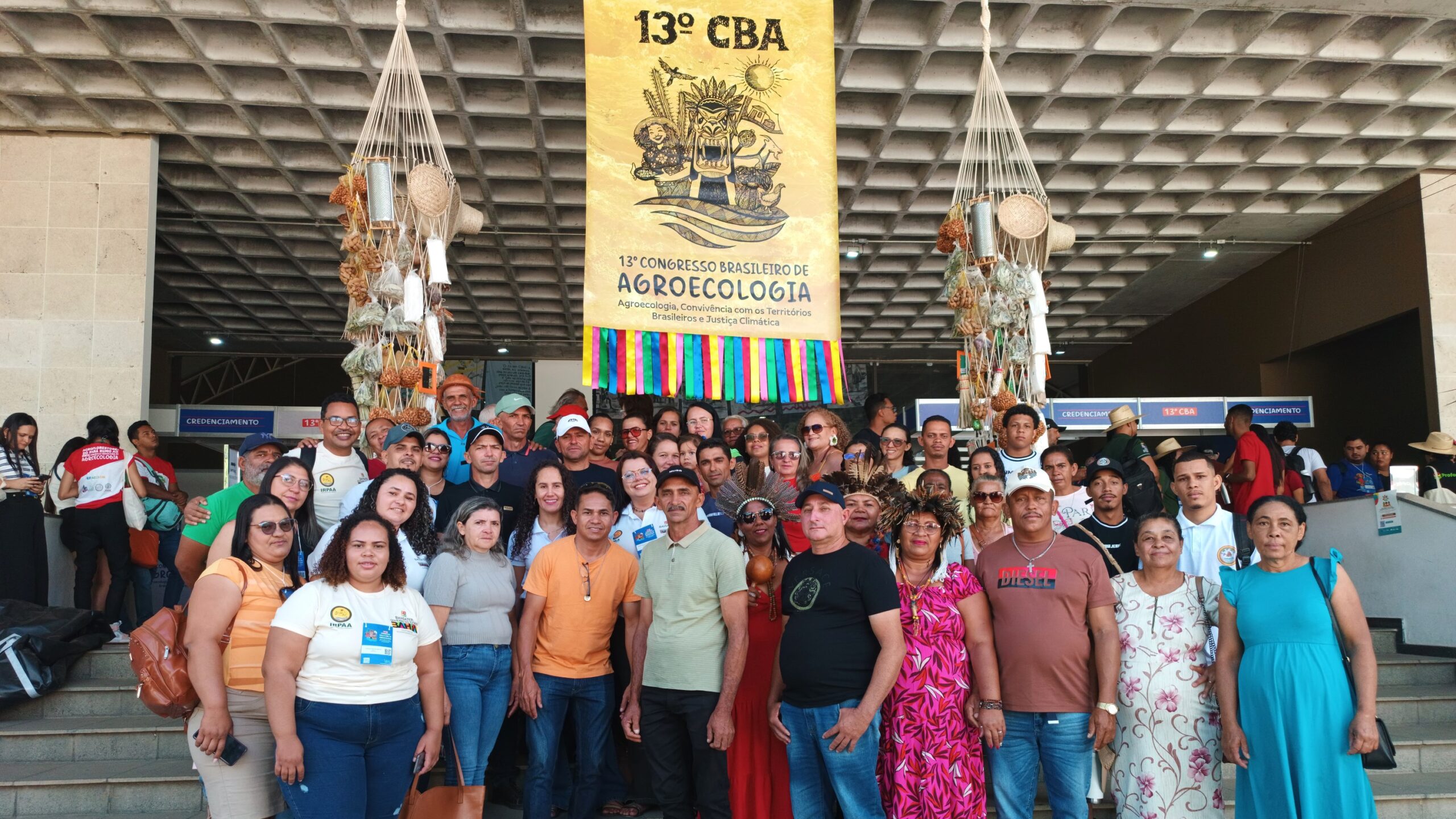 Agricultoras/es familiares integrantes de projetos de ATER executados pelo Irpaa vivenciam intercâmbios durante o 13º CBA em Juazeiro